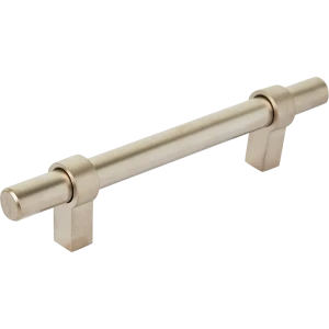 Мебельная ручка-рейлинг матовый никель 96 мм