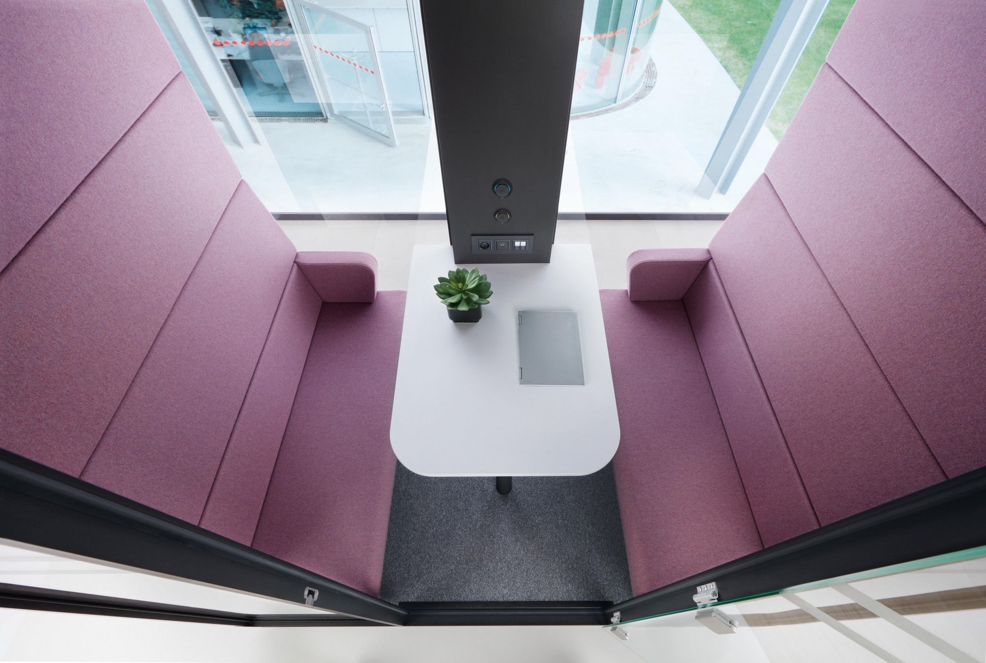 Многосторонняя акустическая офисная кабина со встроенным освещением Mikomax Smart Office Hushoffice ARCH-00086277 - Вид №5