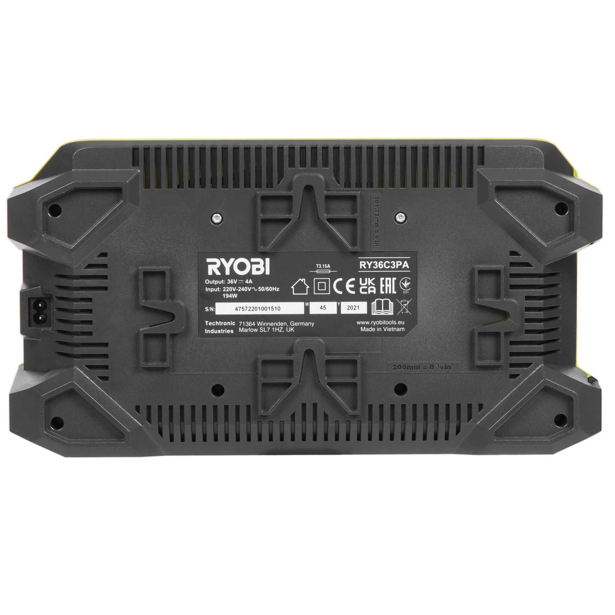 Зарядное устройство Ryobi 36В RY36C3PA ONE+ 36V 5481033 STDN-0015925 - Вид №2