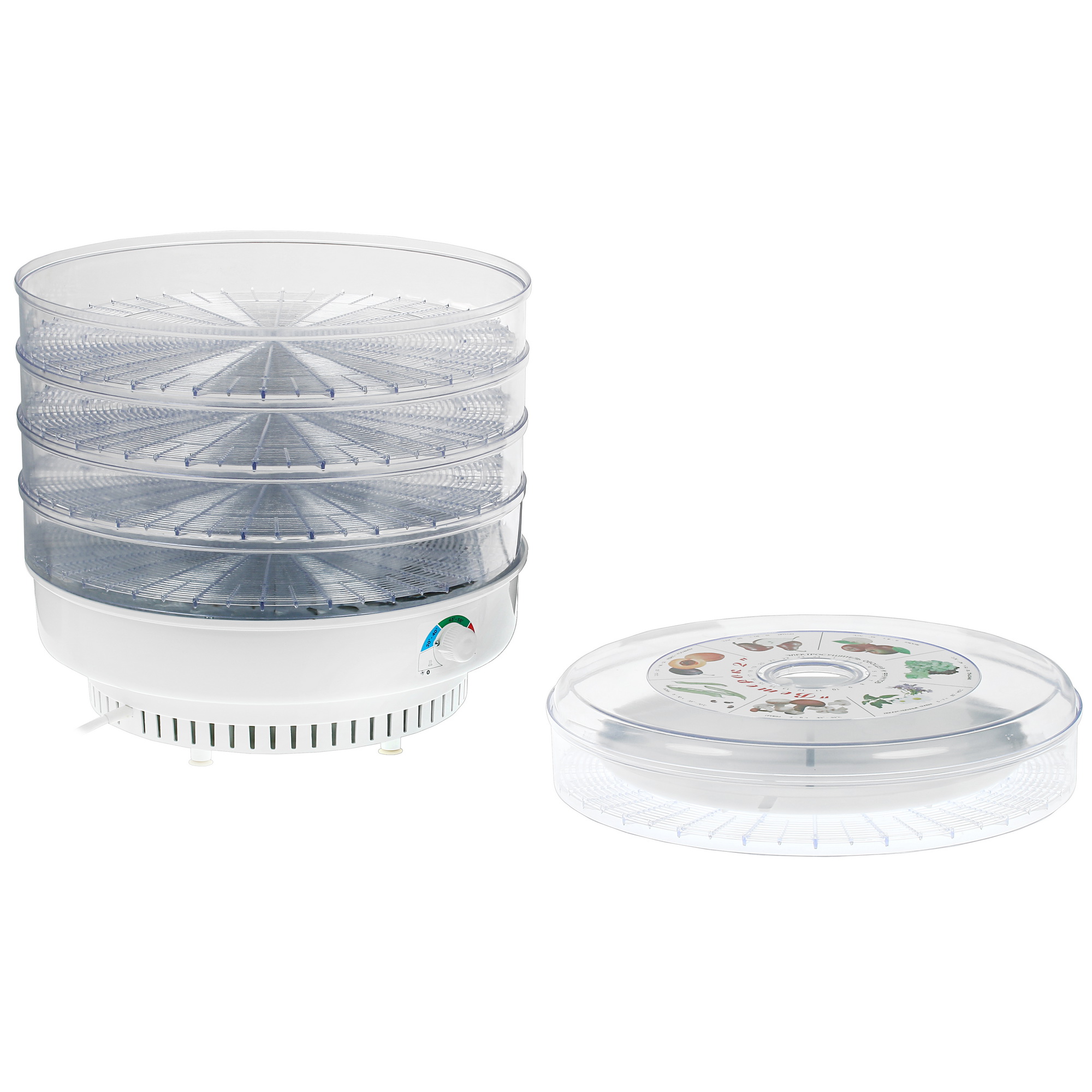 8146744 Сушилка для овощей и фруктов Спектр-Прибор Ветерок-2 5под. белый STDN-0131681 - Вид №5