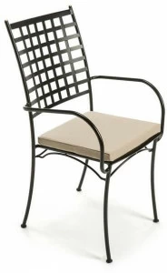 Vermobil Штабелируемый металлический садовый стул с подлокотниками Tosca To301
