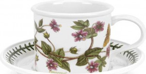 10573831 Portmeirion Чашка чайная с блюдцем Portmeirion Ботанический сад.Анагаллис 200мл, фарфор Фарфор