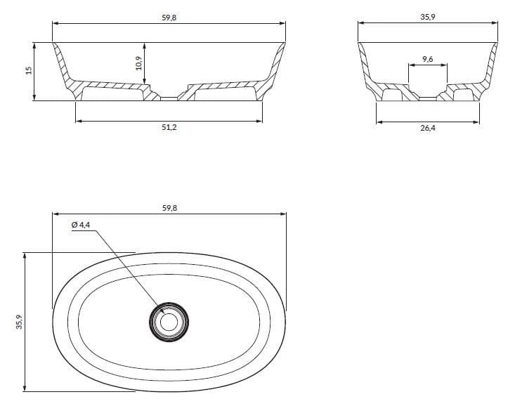 Столешница из композитного материала OMNIRES Neo M+ ARCH-00041624 - Вид №8