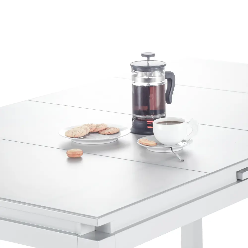 Стол садовый раздвижной Naterial Odissea Easy 180-240х90х76.5 см алюминий белый STLM-2009705 - Вид №6