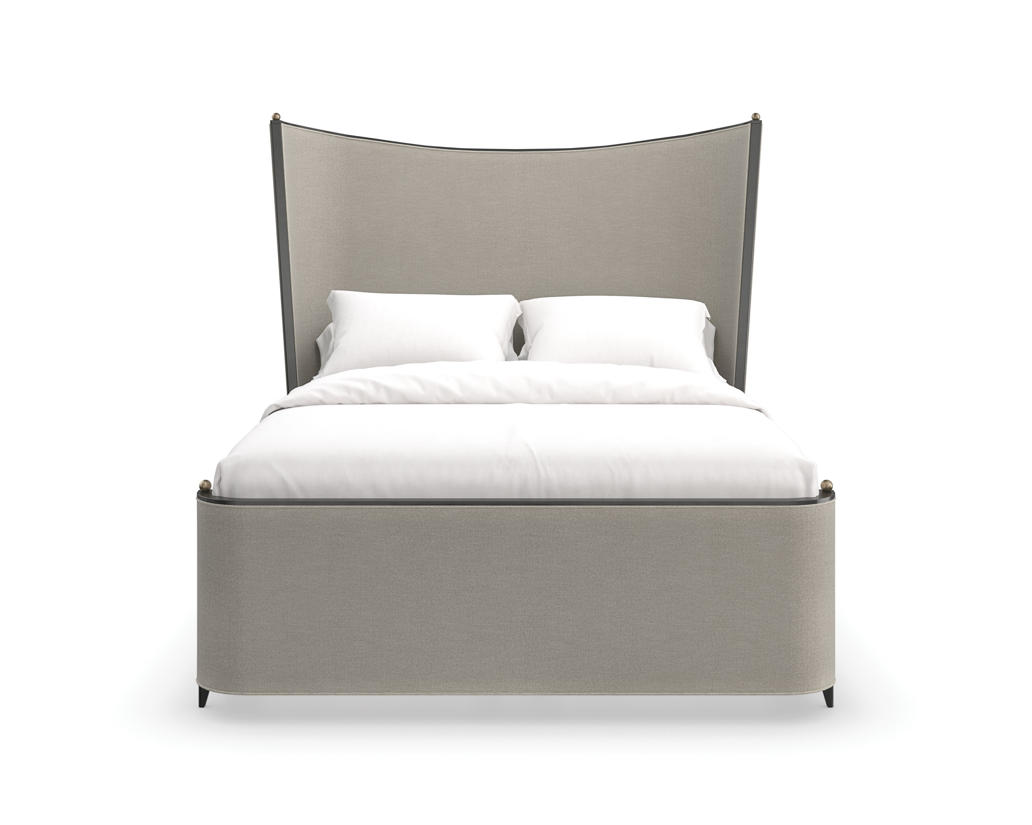 Двуспальная кровать размера "queen-size" из ткани Caracole PROVENCE ARCH-00023011 - Вид №1