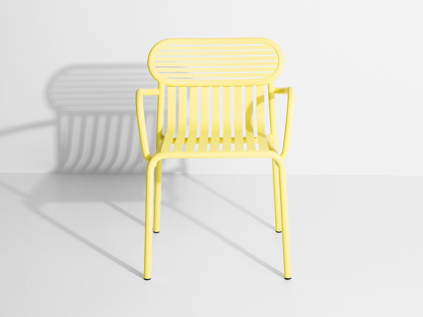 Алюминиевый штабелируемый стул с порошковым покрытием с подлокотниками Petite Friture выходные ARCH-00096326 - Вид №9