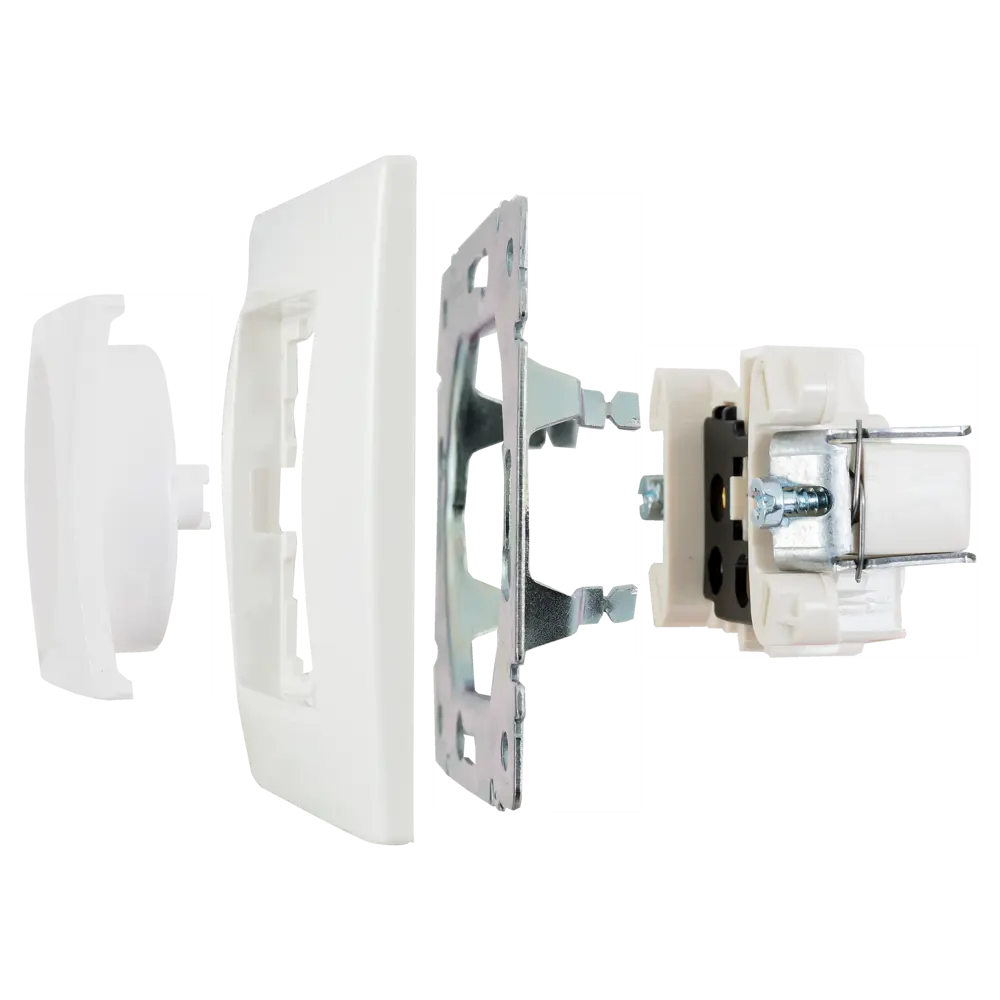 Розетка Legrand Valena Classic без заземления для скрытого монтажа 10320745 STLM-0000427 - Вид №5