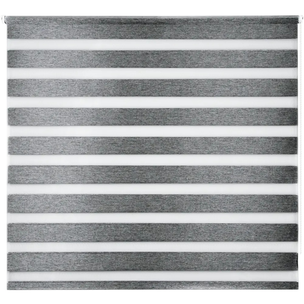 Штора рулонная день-ночь блэкаут Miamoza 160x175 см серая 82614533 STLM-2126903 Д/Н BLACKOUT