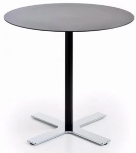 Luxy Круглый стол из hpl с основанием 4 звезды Incollection
