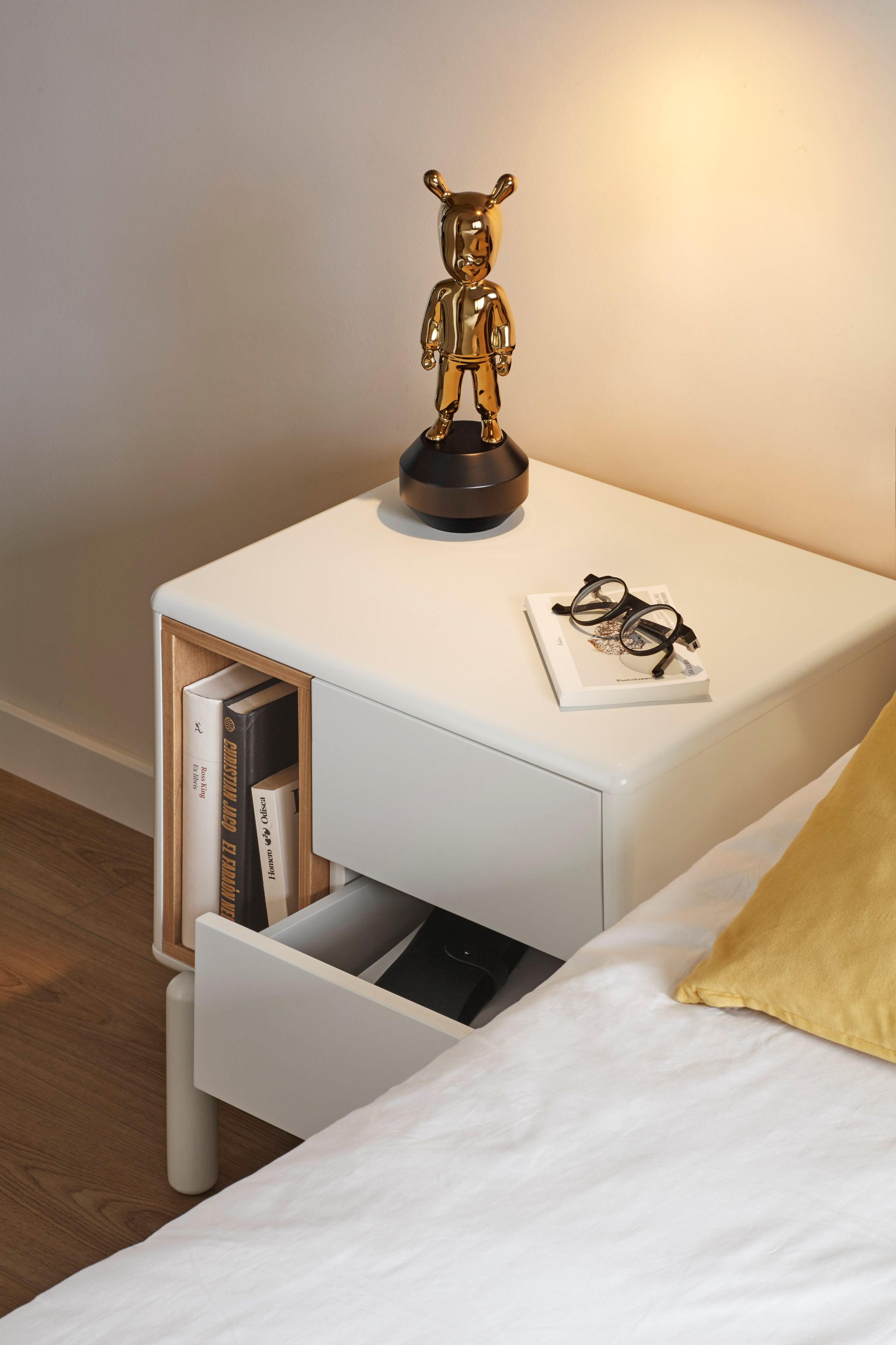 Прямоугольная прикроватная тумбочка из МДФ с ящиками TEULAT Corvo ARCH-00038420 - Вид №15