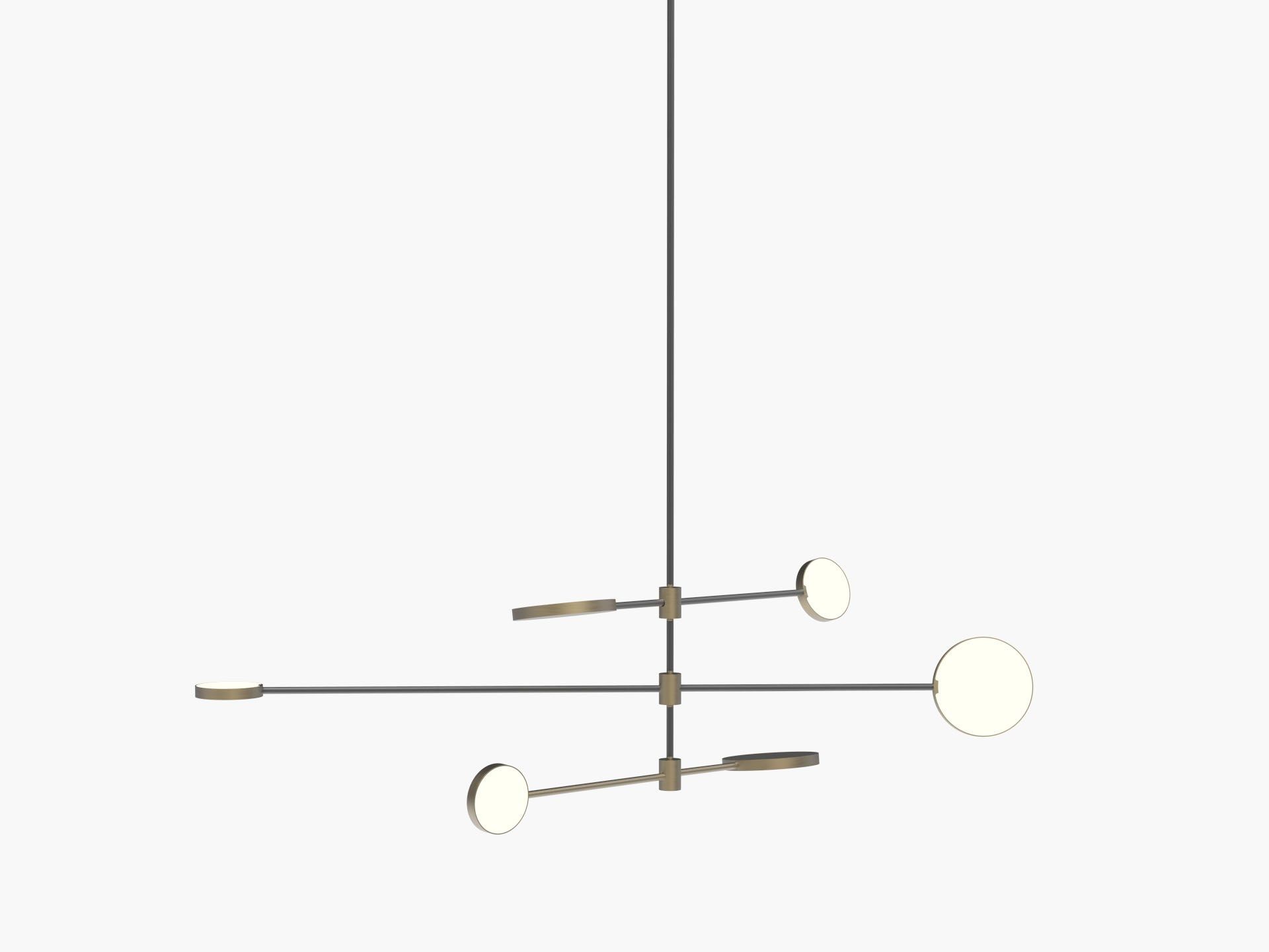 Металлический светодиодный потолочный светильник ручной работы Cameron Design House Motion ARCH-00024681 - Вид №3