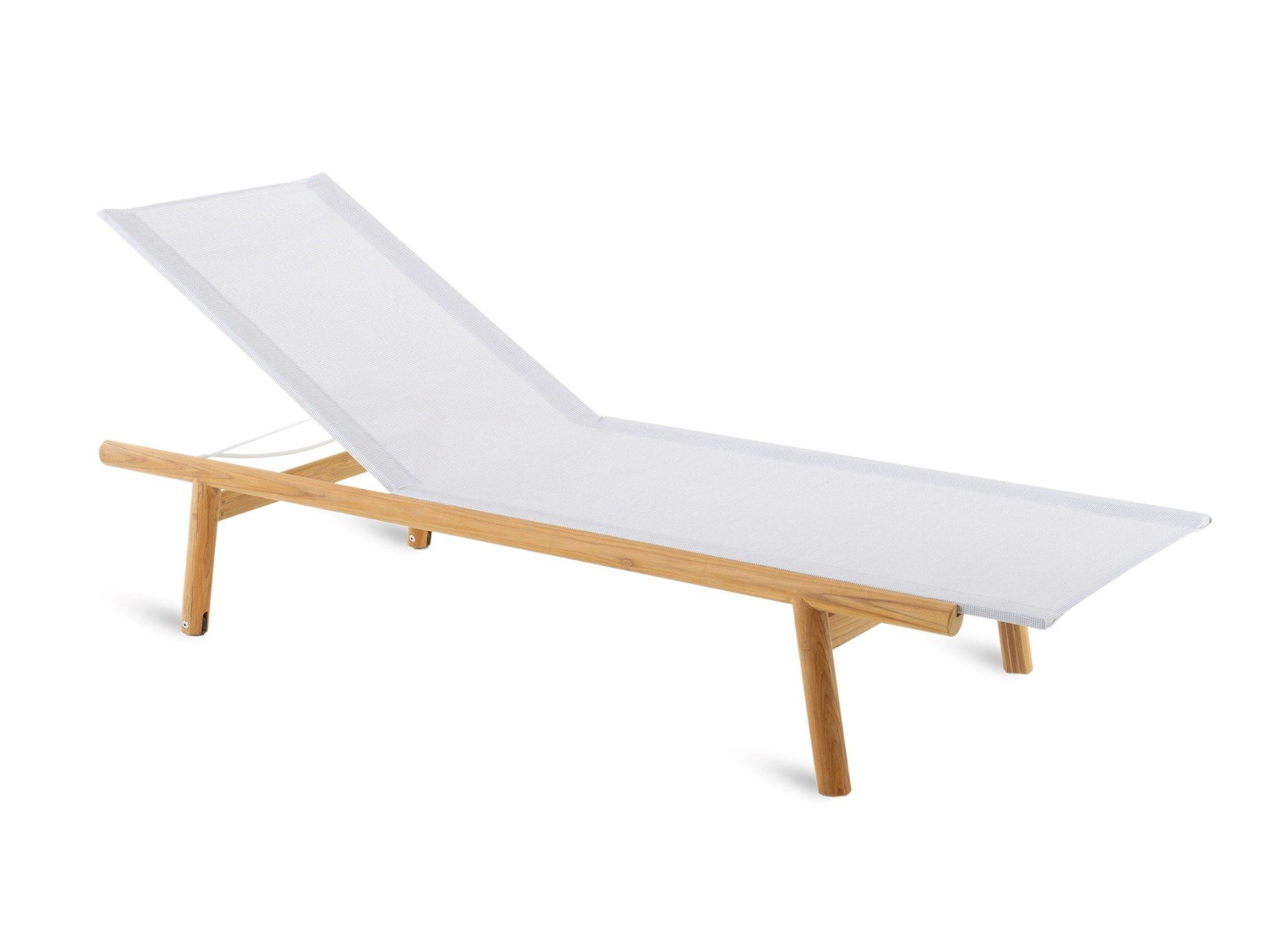 Садовая кровать с откидной спинкой из технической ткани Unopiù Pevero ARCH-00079511