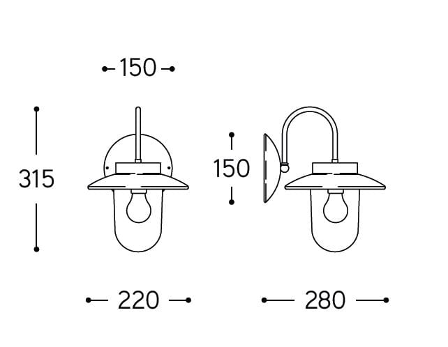 Металлический настенный светильник с фиксированной рукояткой Aldo Bernardi Traviata ARCH-00047690 - Вид №2