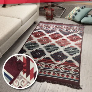 Ковер Mutas Carpet Sacil Rug КС 1356 прямоугольный 200x80 см хлопок