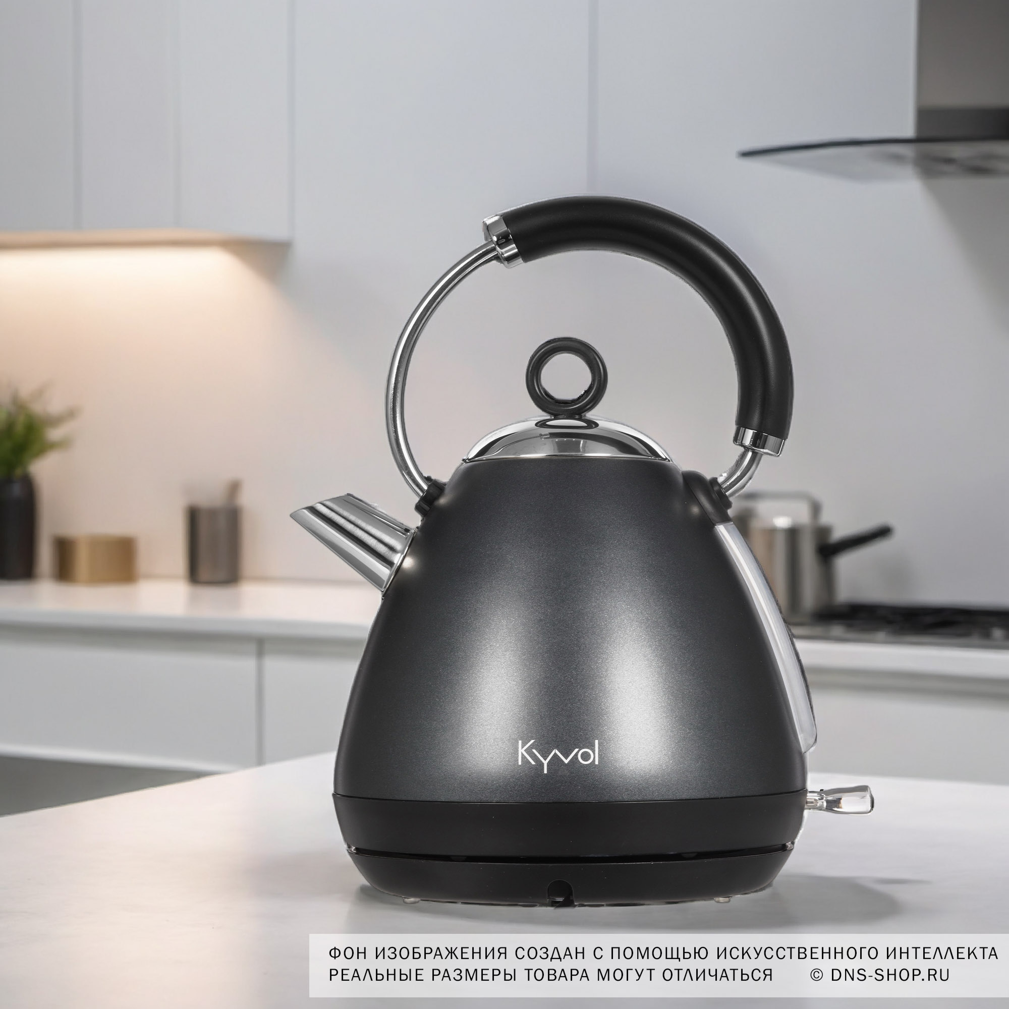 9206846 Электрочайник Kyvol SK-KE170R серый STDN-0115708 - Вид №7