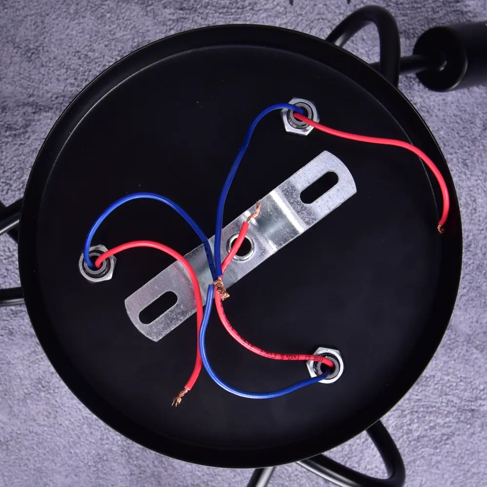 Люстра потолочная КЛЮЧНИК «Гольфстрим» - черный минимализм для просторных помещений 86762997 STLM-0071444 - Вид №5