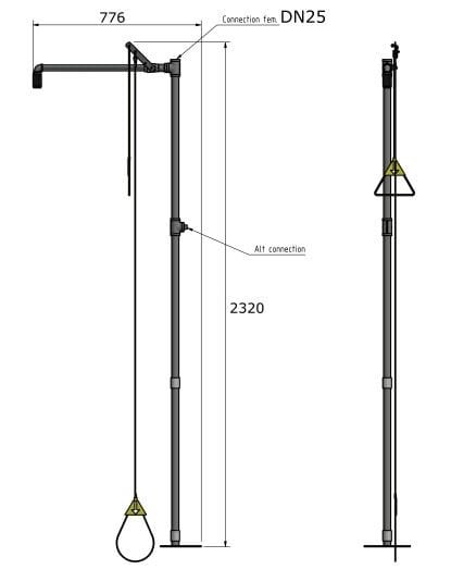 Аварийный душ Thermomat DL220 ARCH-00148500 - Вид №2