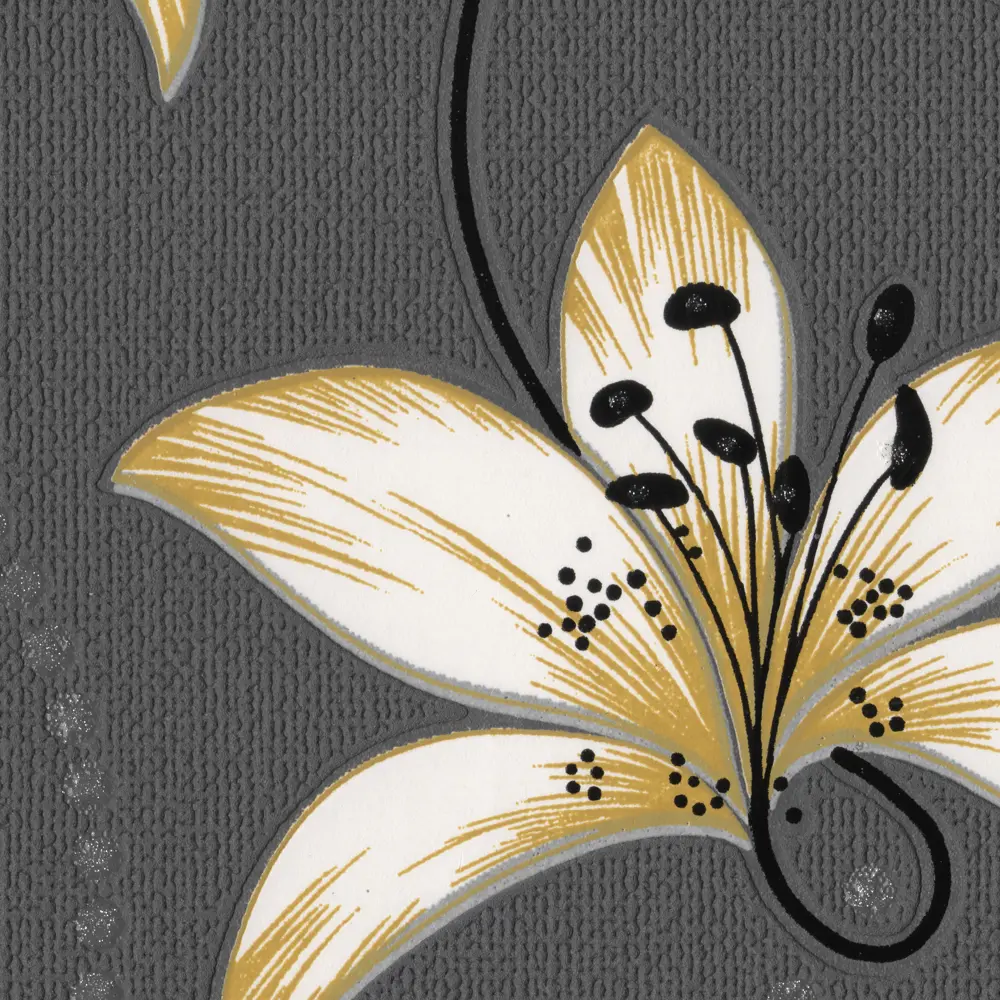 Обои флизелиновые Vilia Вояж чёрные 1.06 м 1145-22 STLM-2080153 - Вид №1