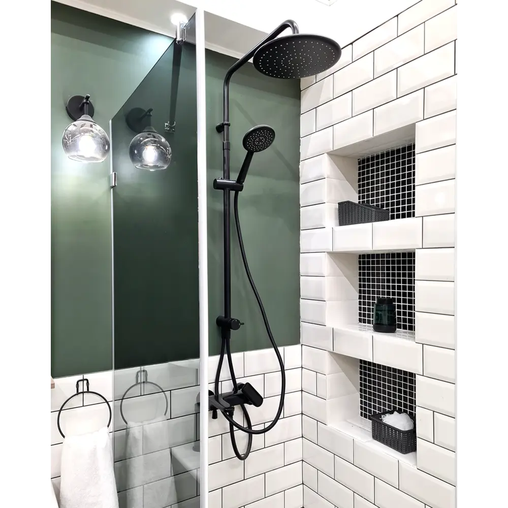 Плитка настенная «Metrotiles» 10х20 см 0.88 м2 цвет белый Golden Tile STLM-2181398 - Вид №4