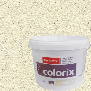 Покрытие декоративное мозаичное Bayramix Colorix CL 08 9 кг цвет светло-жёлтый