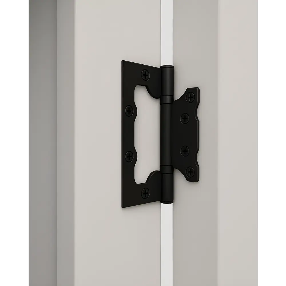 Дверь межкомнатная со стеклом Корса 60x200 см Hardflex цвет белый с замком и петлями 89434240 STLM-2137039 Santreyd  - Вид №2