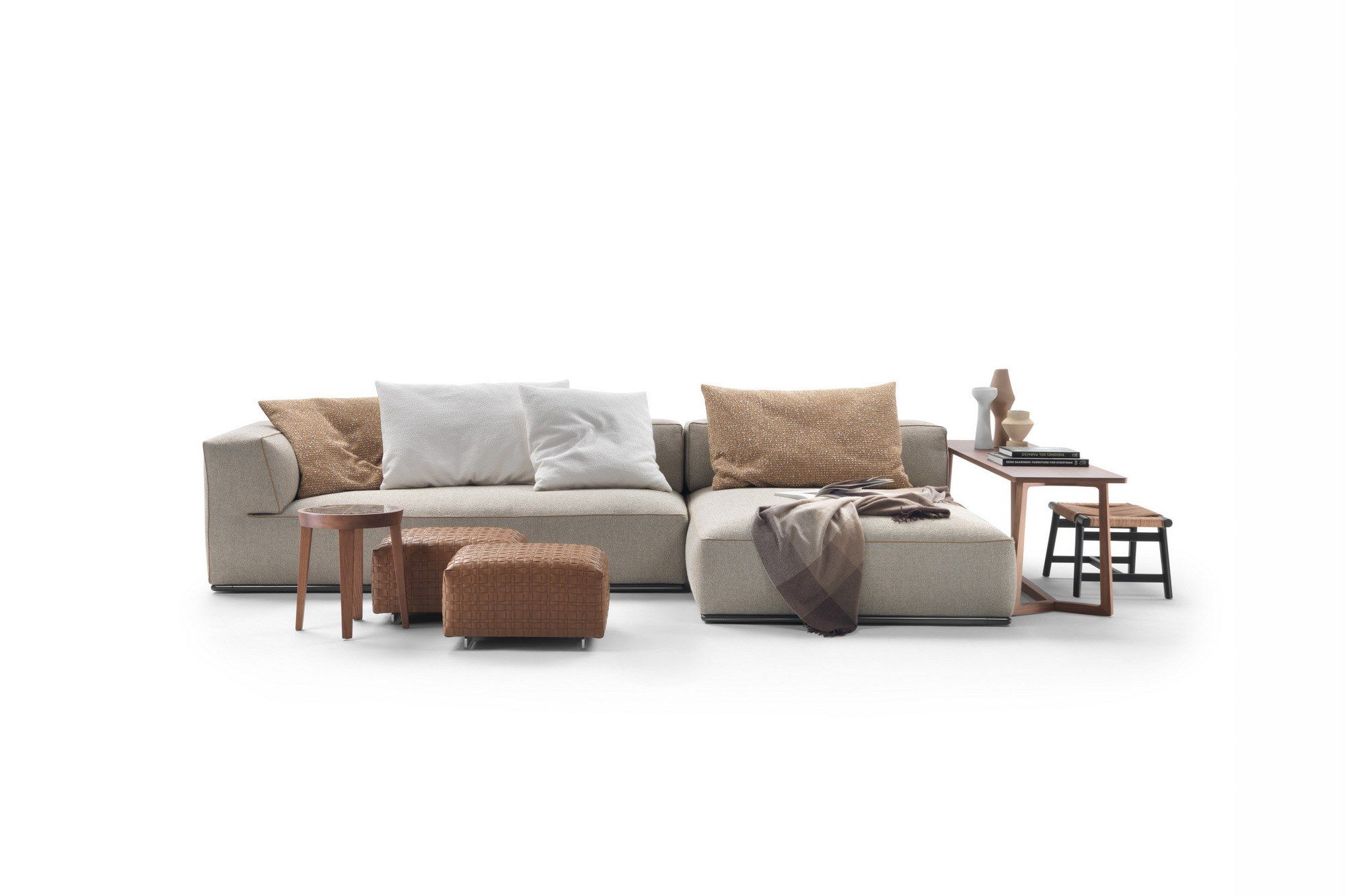 Тканевый диван с журнальной стойкой Flexform Perry ARCH-00141261 - Вид №4