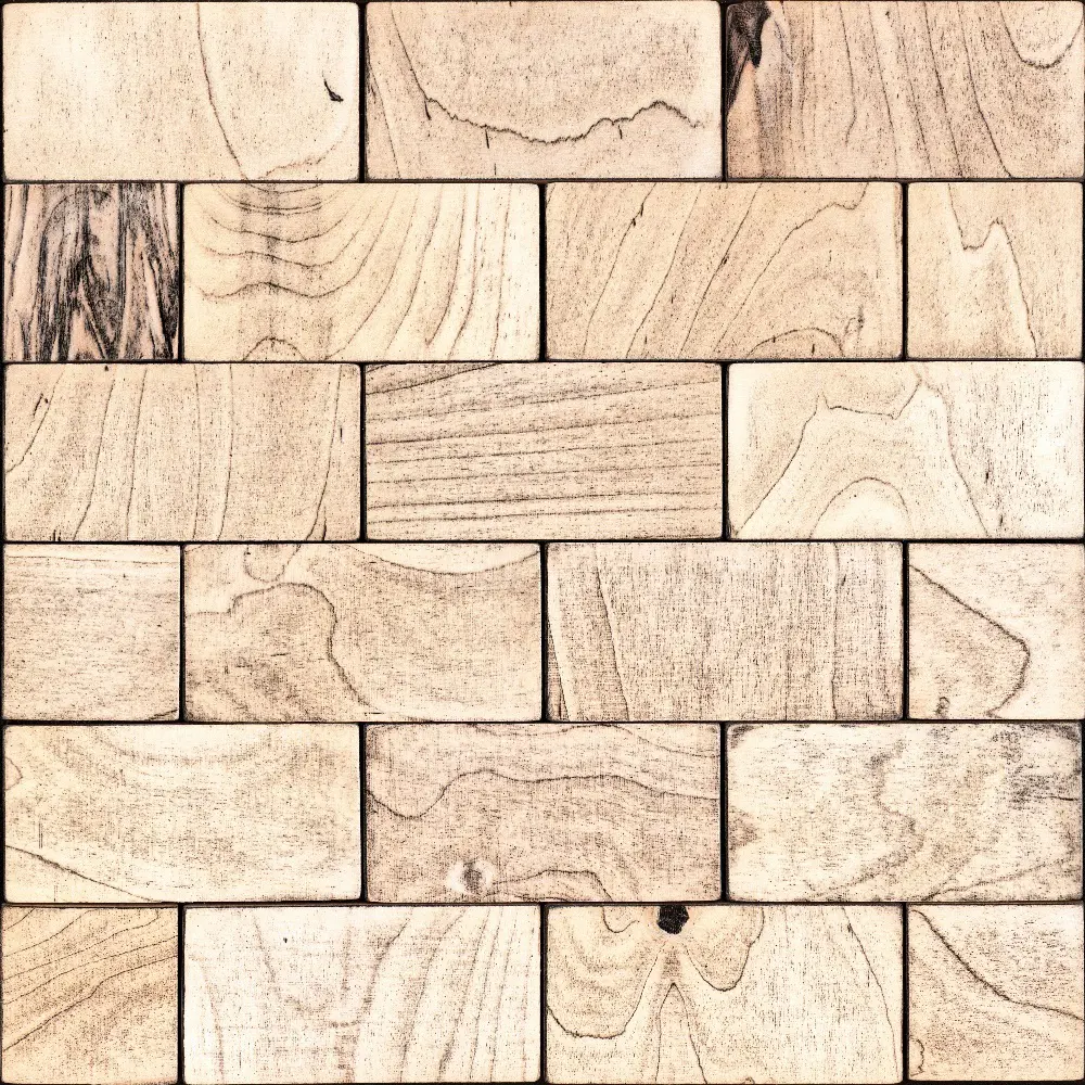 Деревянная мозаика СВИФТ 50x100 мм 300x300 мм 82625490 STLM-2109167 Santreyd  - Вид №1
