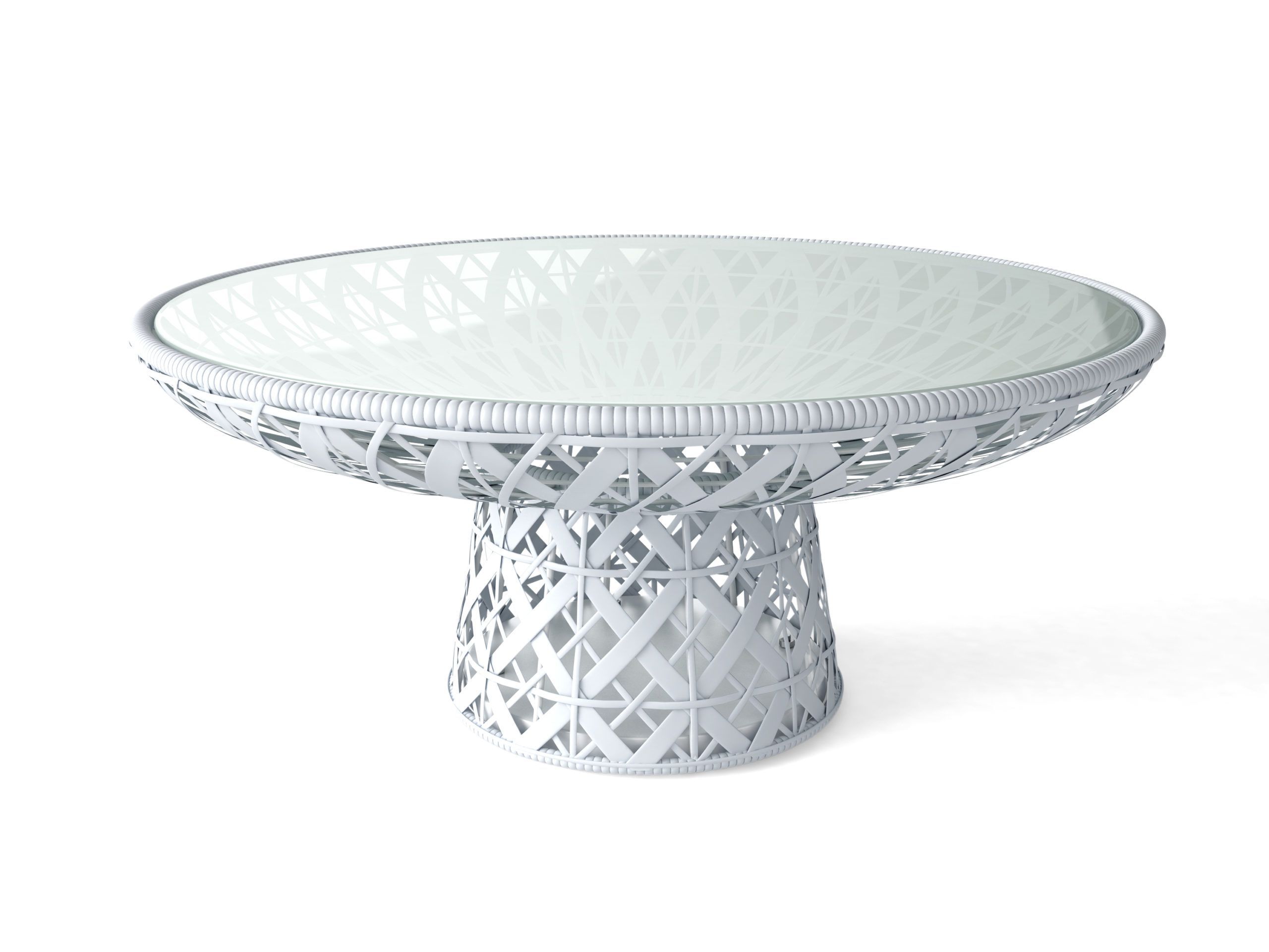 Круглый журнальный столик из смолы Walters Reverie ARCH-00150289