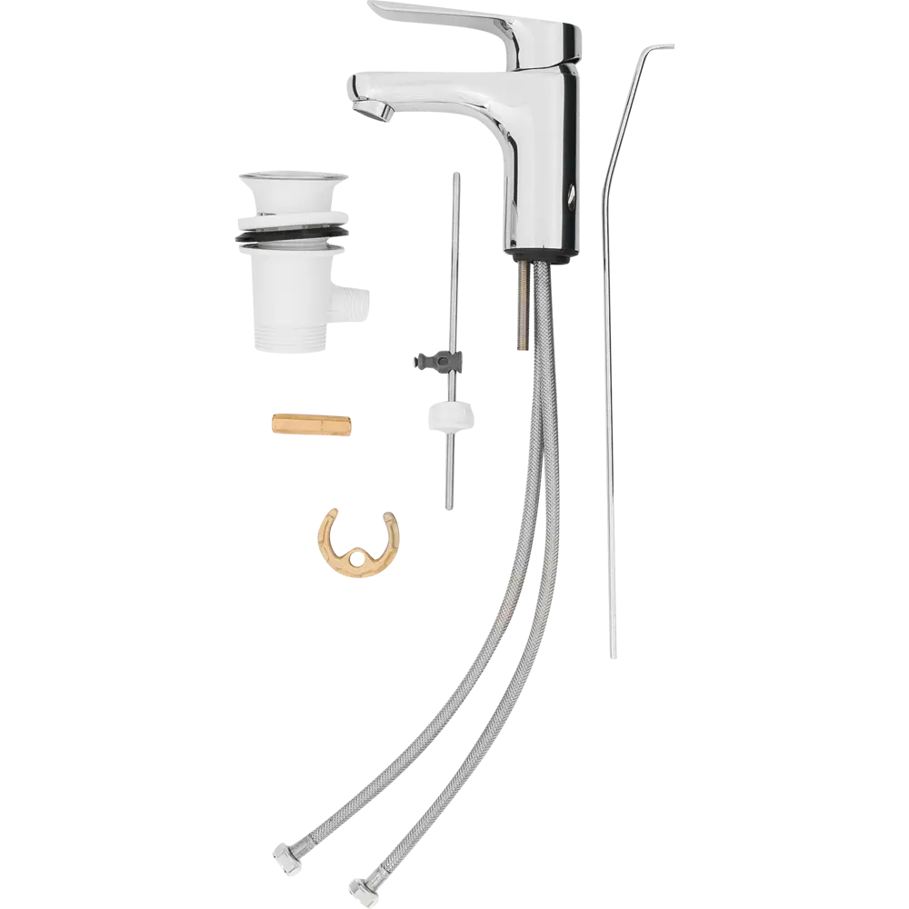 Смеситель для раковины Hansgrohe Logis E однорычажный цвет хром STLM-2174099 - Вид №3