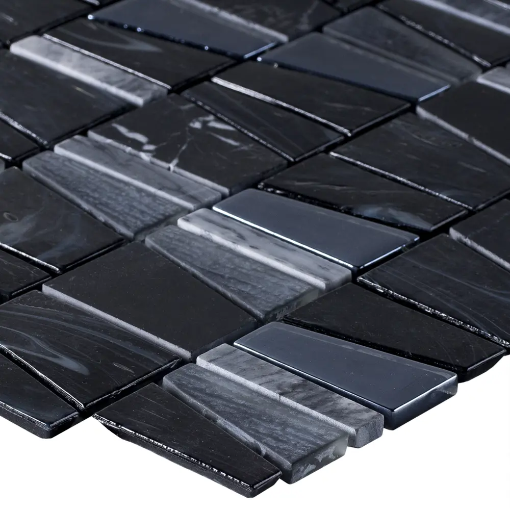 Мозаика Artens, 30х30 см, стекло, цвет чёрный STLM-2036120 - Вид №2