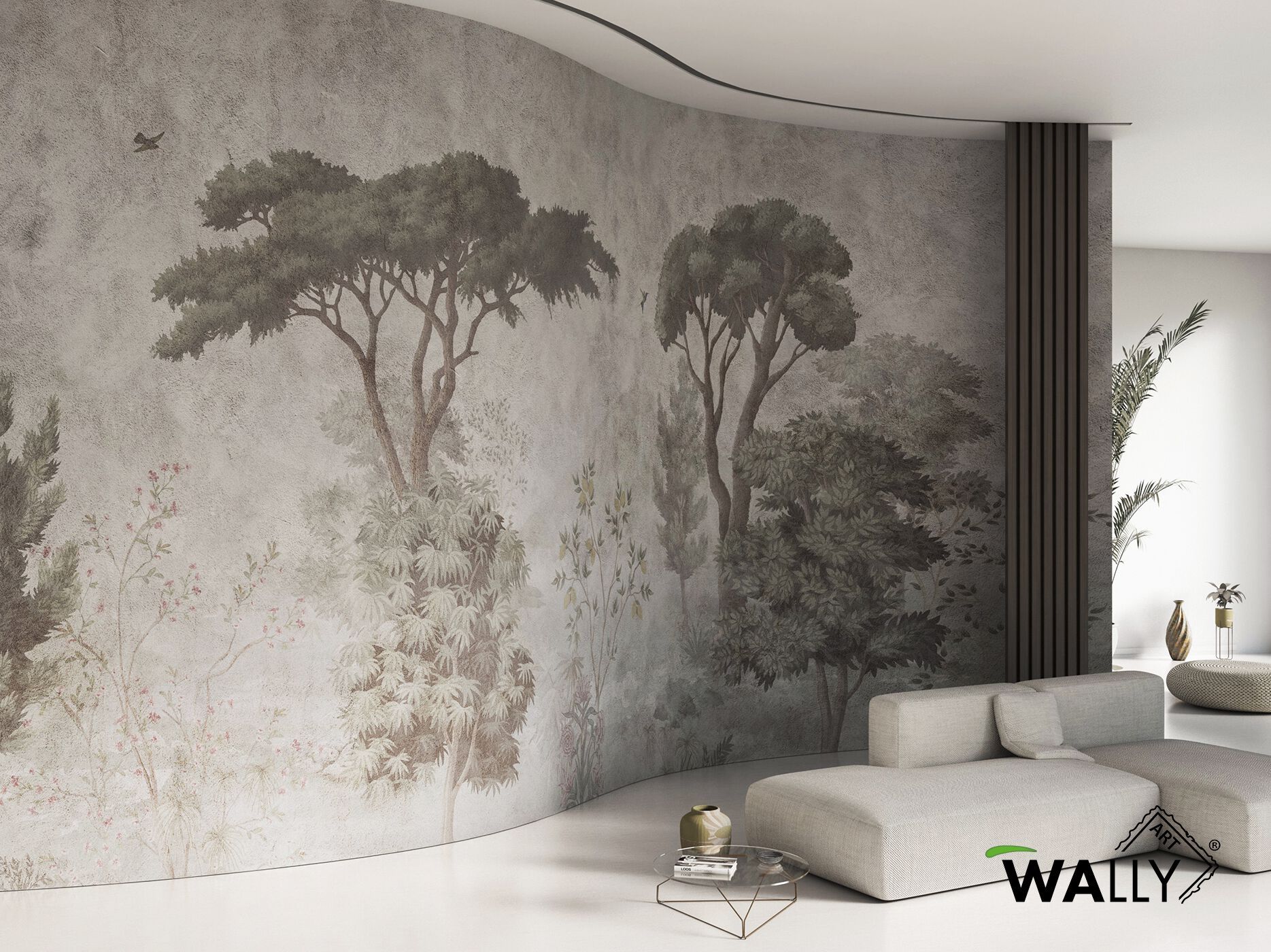 Моющиеся нетканые обои WALLYART Lacollection ARCH-00096407