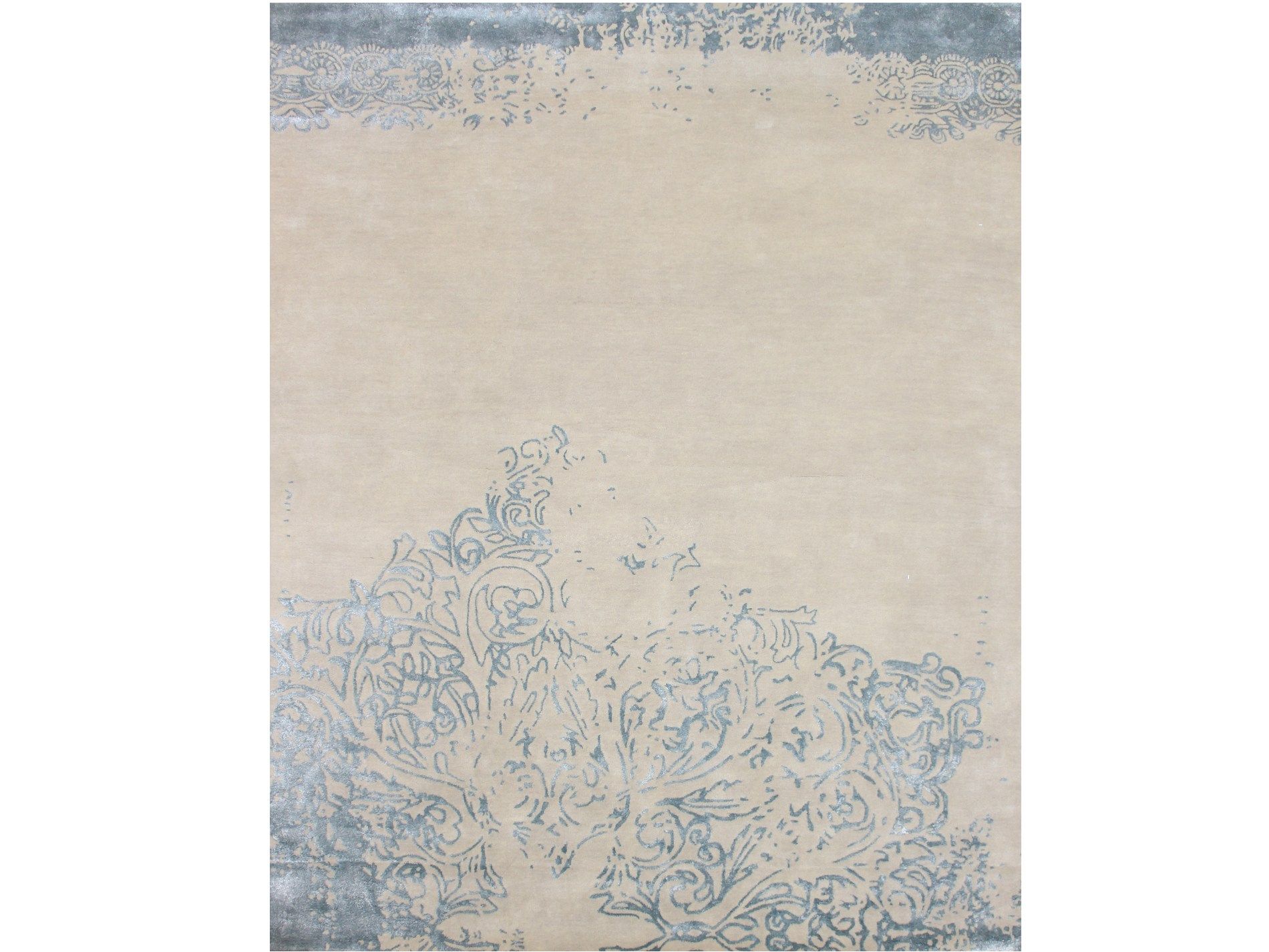 Ковер ручной работы из бамбукового волокна Sirecom Tappeti ARCH-00127390 - Вид №1