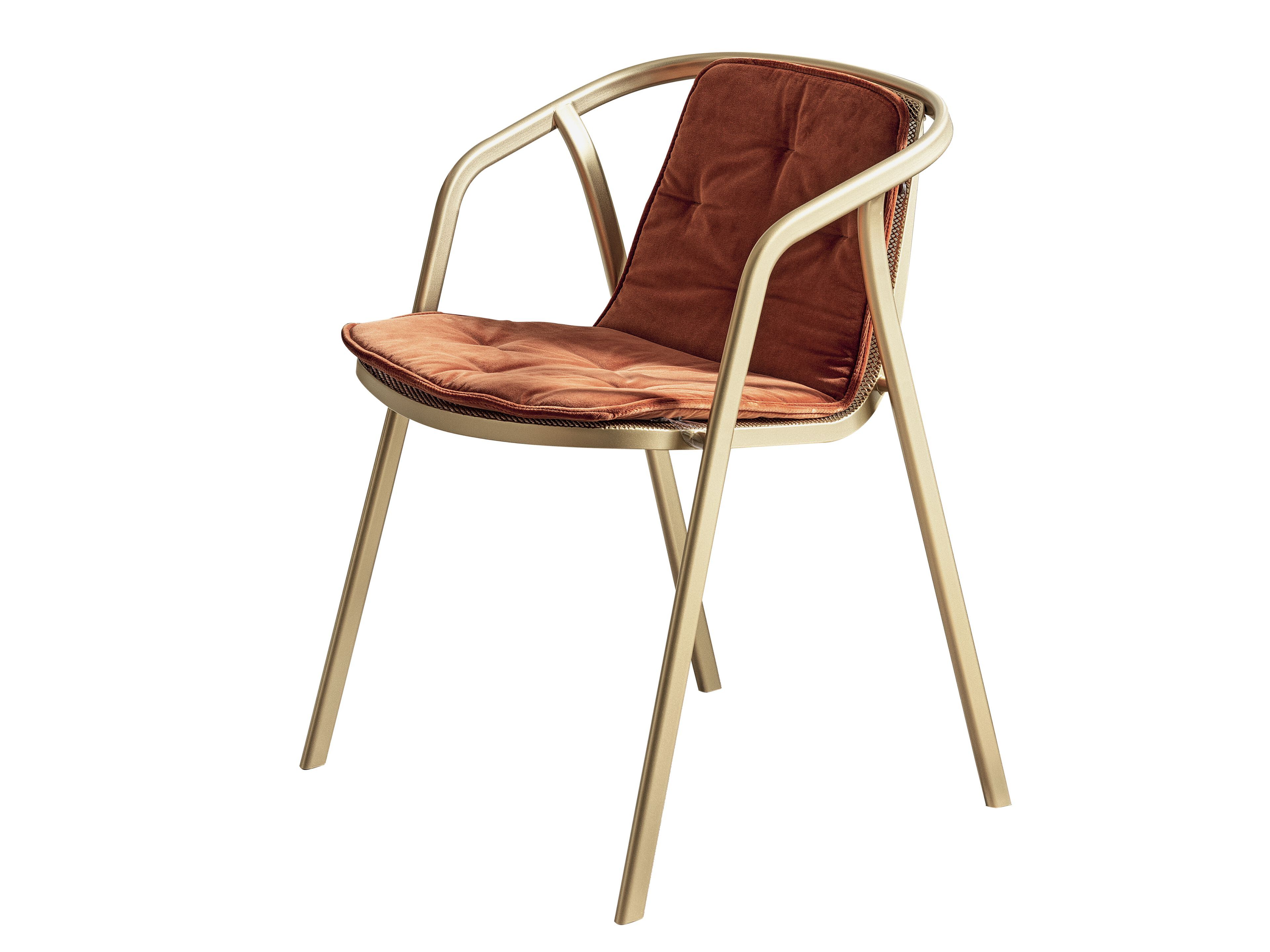 Стальной стул с подлокотниками Bontempi Casa INES ARCH-00049370