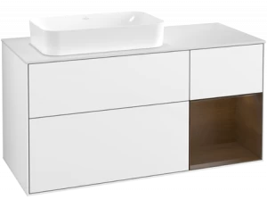 Villeroy&Boch Тумба под раковину Прямоугольная версия F691GNGF Finion Glossy White Lacquer