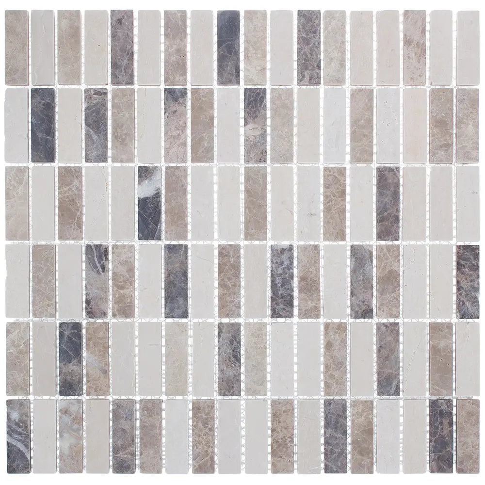Мозаика мраморная Artens Stripes 30.5x29.8 см цвет коричневый STLM-2158919 - Вид №2