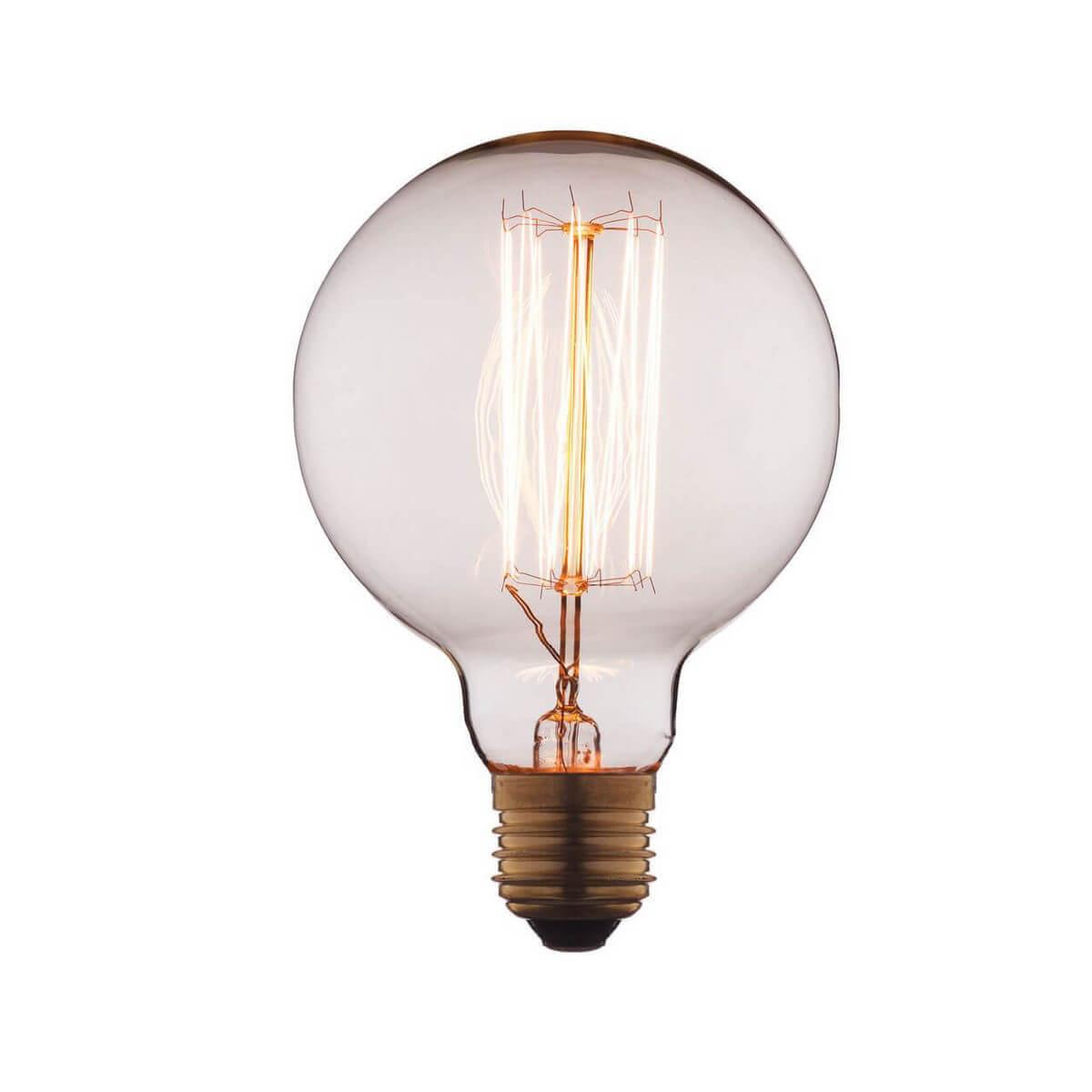 G9540 Лампа накаливания E27 40W прозрачная Loft IT Edison Bulb