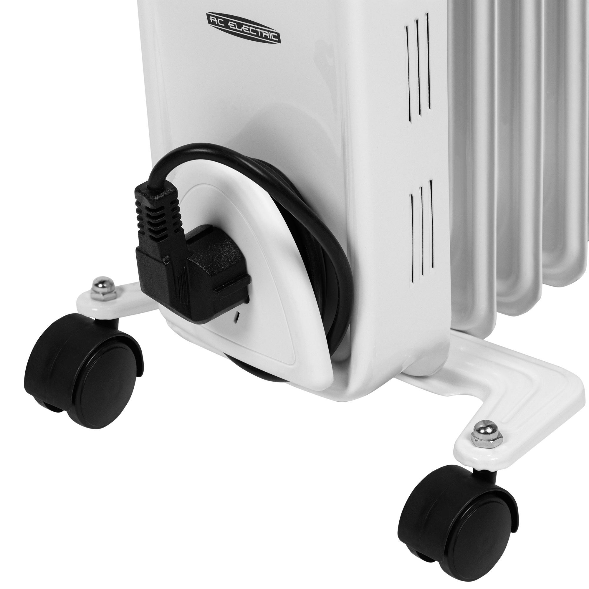 9199757 Масляный обогреватель AC ELECTRIC AOH/BM-07BW 1500 белый STDN-0103678 - Вид №5