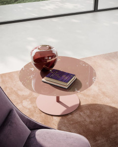 Круглый деревянный журнальный столик для контракта