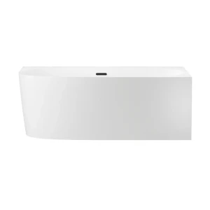 91683755 Акриловая угловая ванна 160x75 см Wellsee Belle Spa 2.0 235803003 правый разворот, с каркасом, экраном и сливом-переливо STLM-1343322