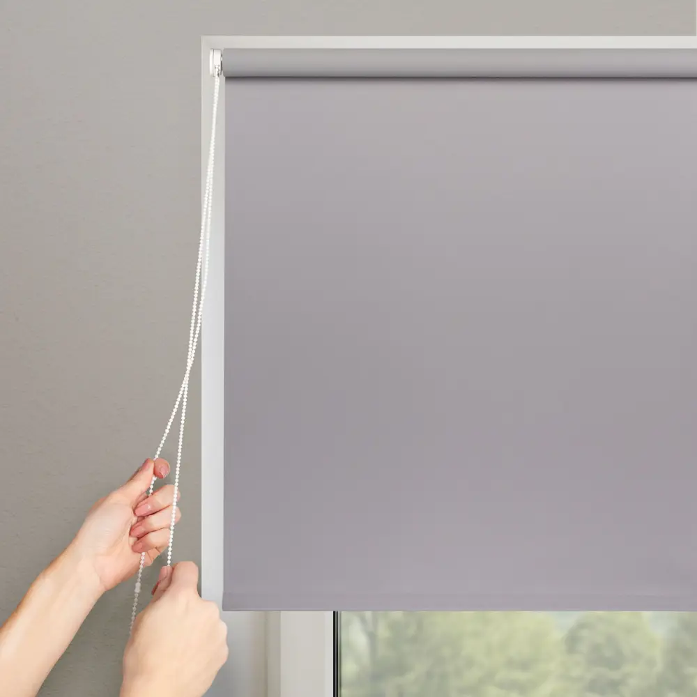 Штора рулонная блэкаут 180x175 см серая PRAKTO BLACKOUT STLM-2194144 - Вид №5