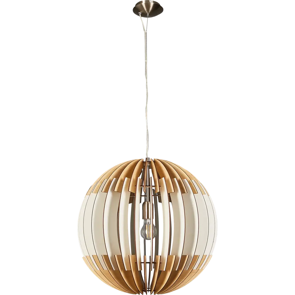 Светильник подвесной «Olmero 1» 1 лампа ø500 мм цвет бежевый Eglo STLM-2009564 - Вид №2