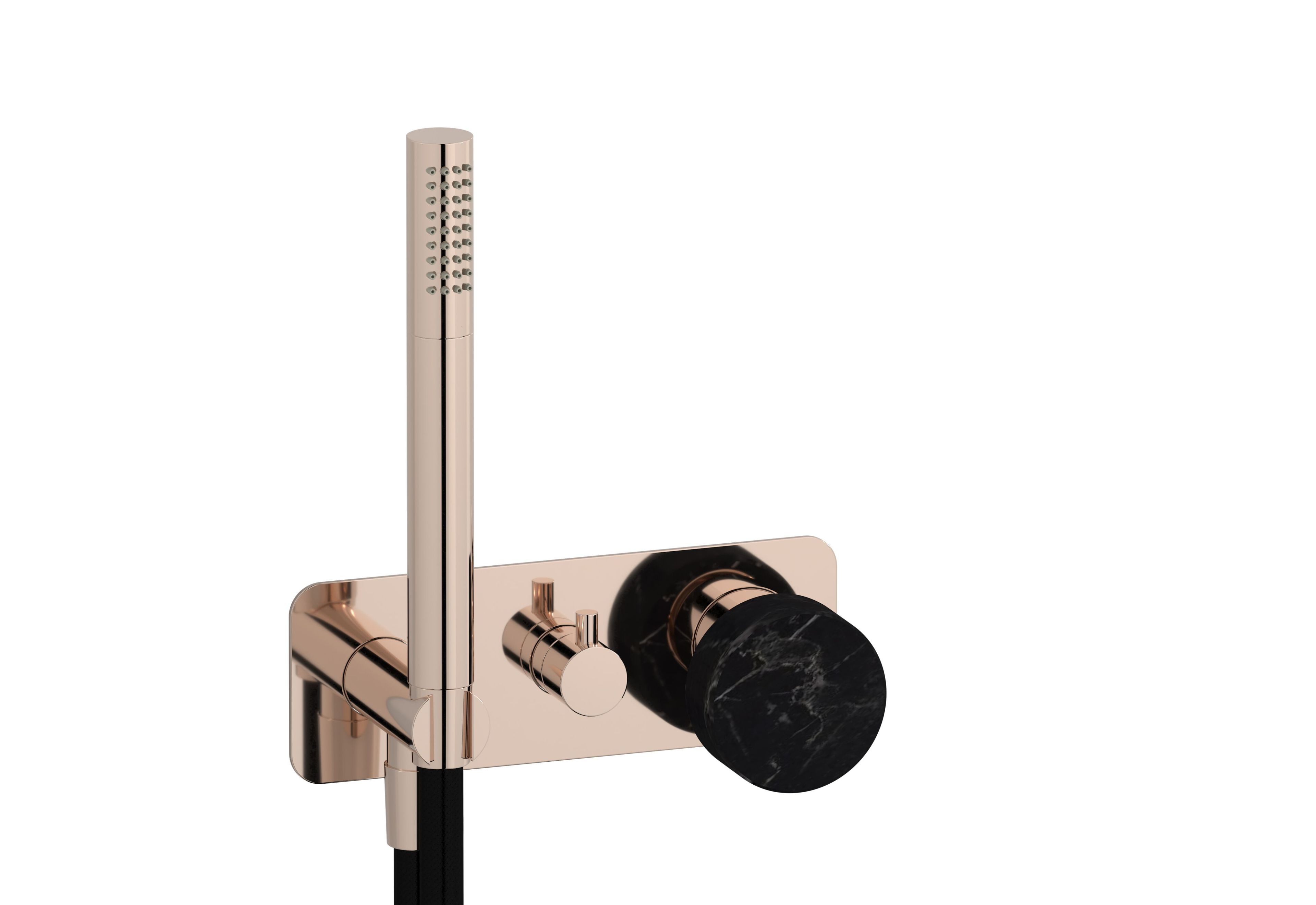 Смеситель для душа с 3 отверстиями из мрамора с ручным душем IB мрамор + мрамор Elle ARCH-00100766 - Вид №18