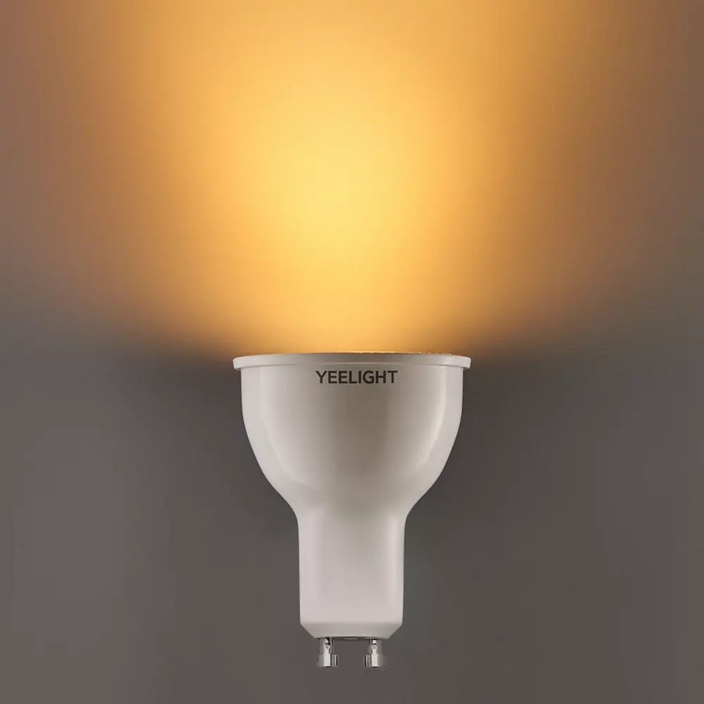 Набор умных ламп светодиодных Yeelight GU10 200-240 В 5 Вт спот прозрачная 350 лм теплый белый свет для диммера, 4 шт STLM-2158516 - Вид №4