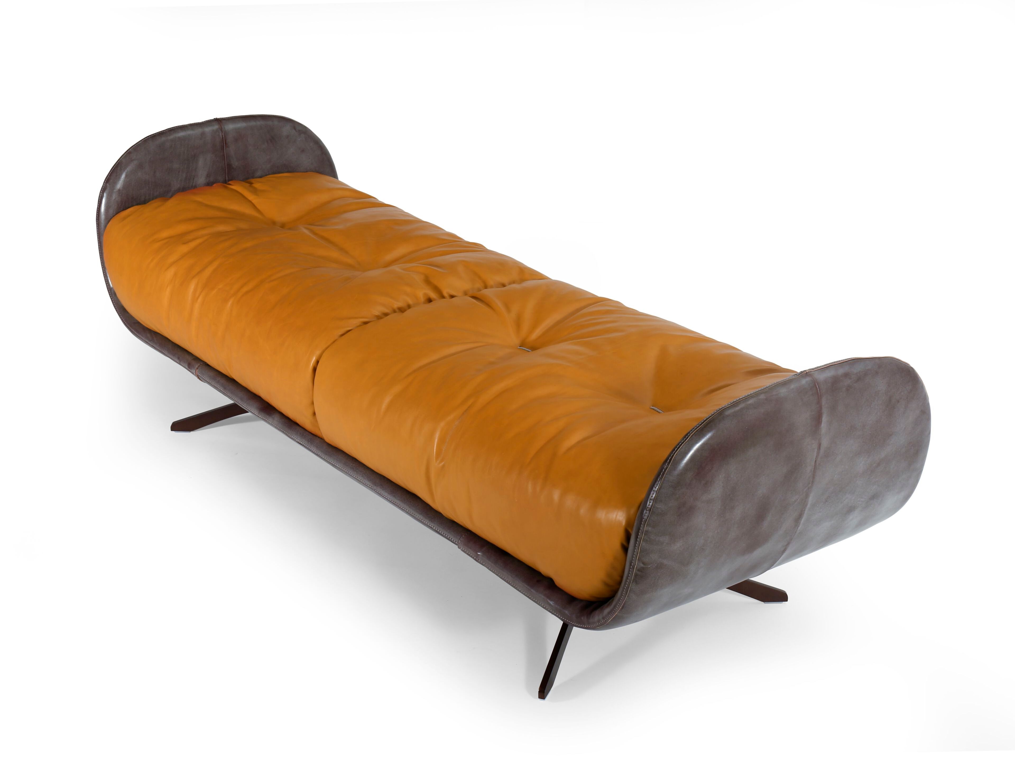 Кожаная мягкая скамья Borzalino Ayton ARCH-00153197 - Вид №1