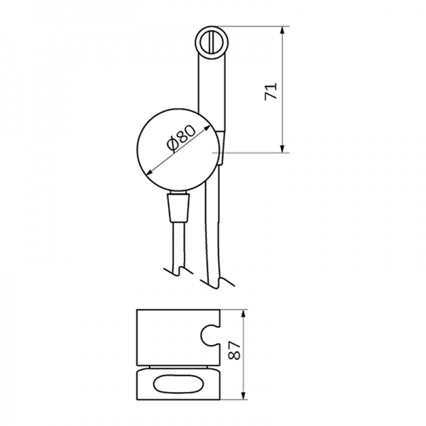 90907005 PREMIUM Polished Gold Intimixer Смеситель фиктивная Полированное Золото GRB MIXERS  - Вид №1