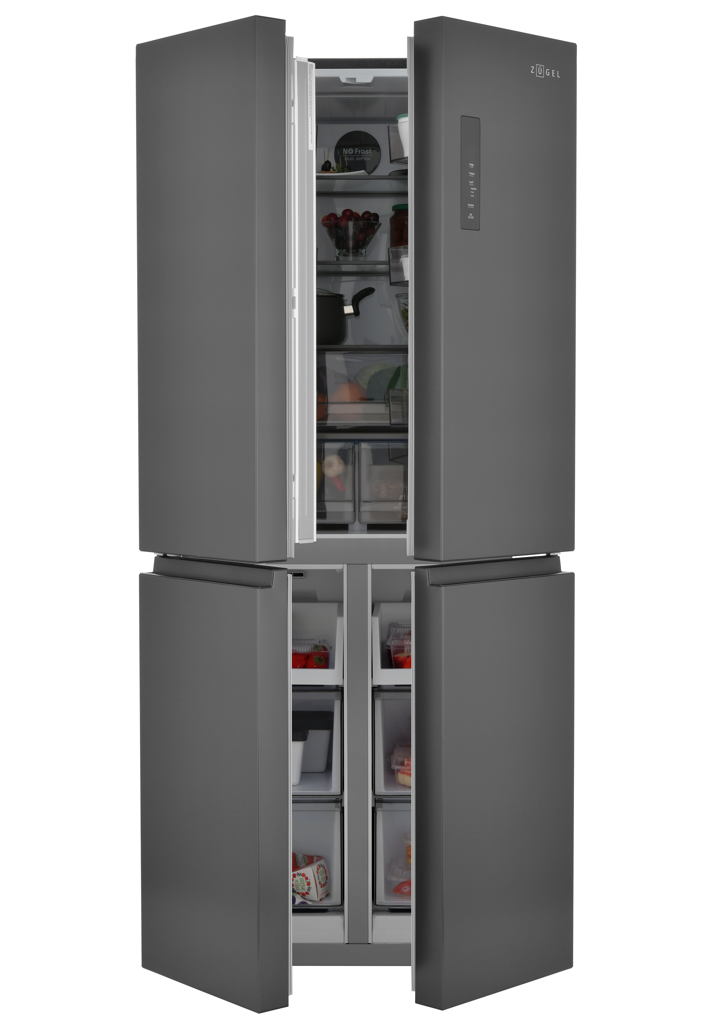 5085033 Холодильник многодверный   ZUGEL ZRCD430B черный STDN-0077181 - Вид №8