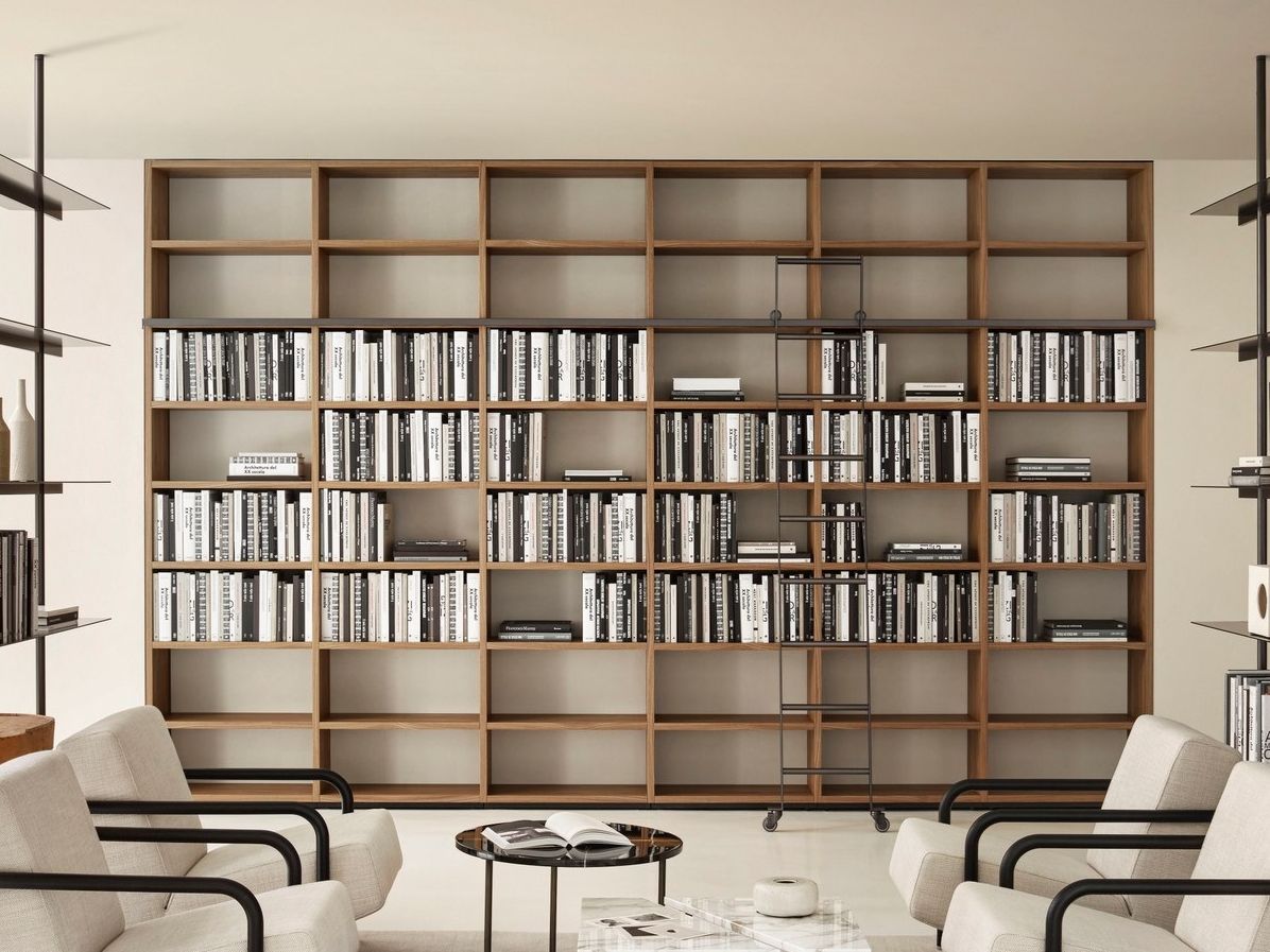 Деревянный настенный книжный шкаф Porro SYSTEM ARCH-00116611