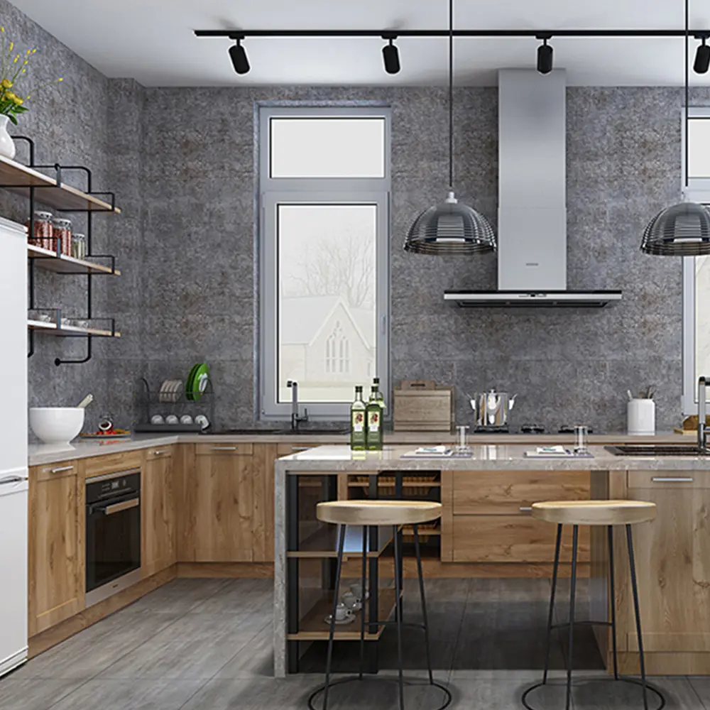 LAKO DECOR - Самоклеящиеся панели ПВХ Серый мрамор для стен и пола 87289075 STLM-0073638 - Вид №4