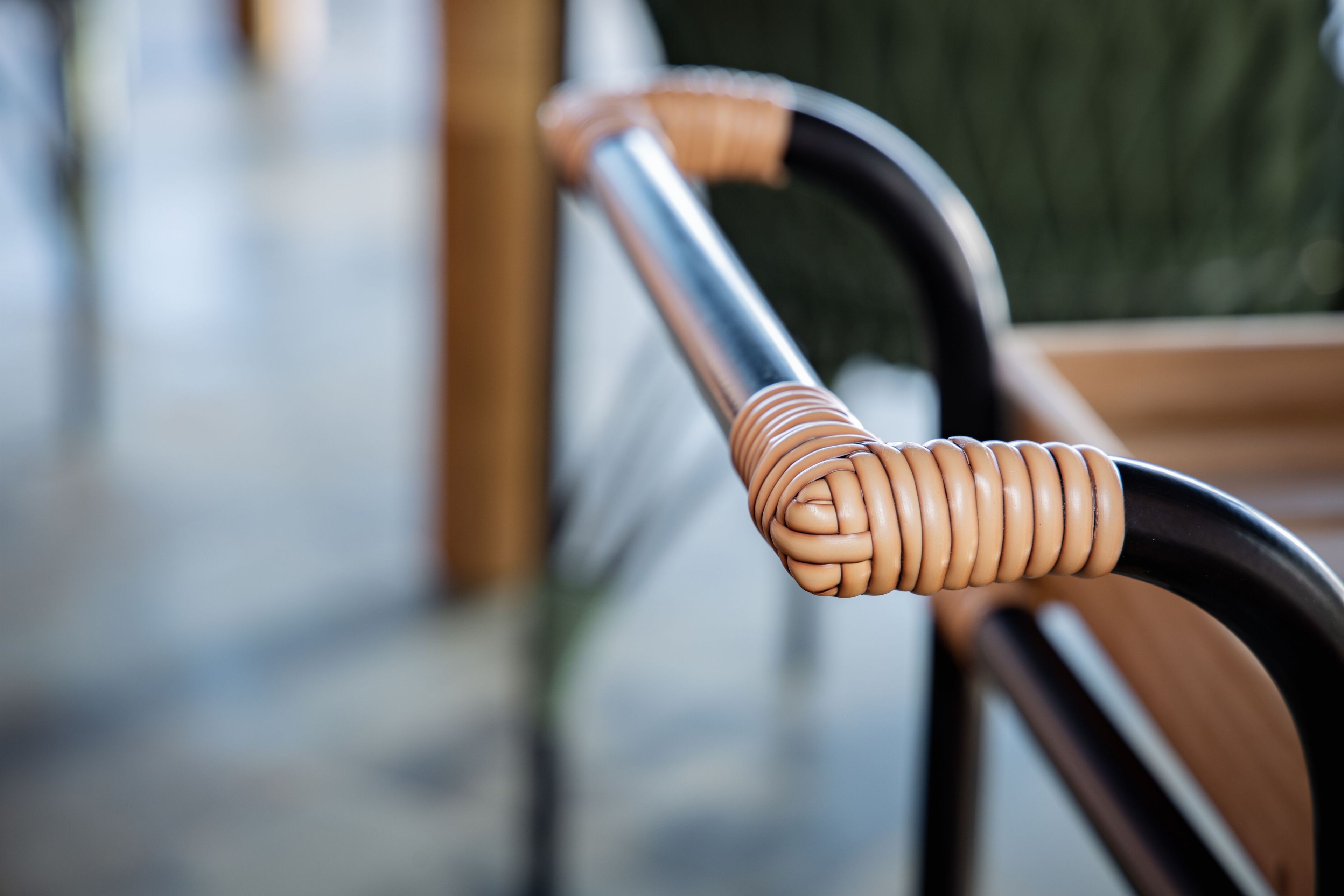 Алюминиевая и тиковая садовая тележка для еды cbdesign ARCH-00139983 - Вид №1