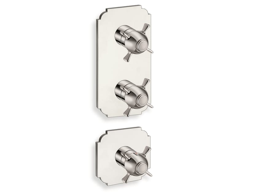 Термостатический смеситель для душа / ванны с 3 отверстиями с пластиной CRISTINA Rubinetterie Термостатические смесители-Shower &amp ARCH-00078597